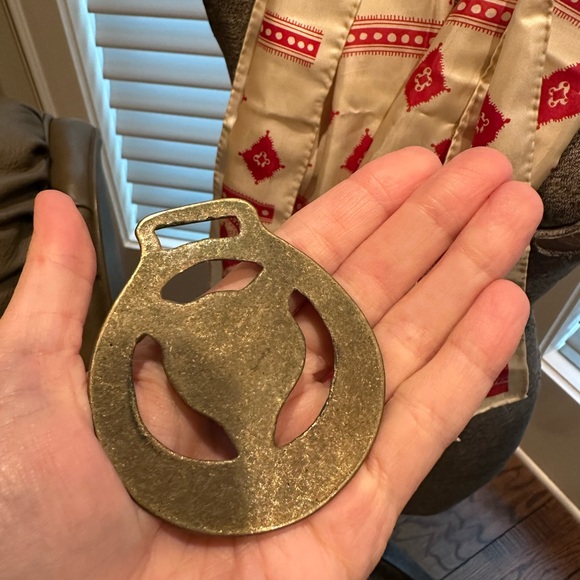 Fox Vintage Horse Brass (Scarf Slide) - Picture 4 of 4